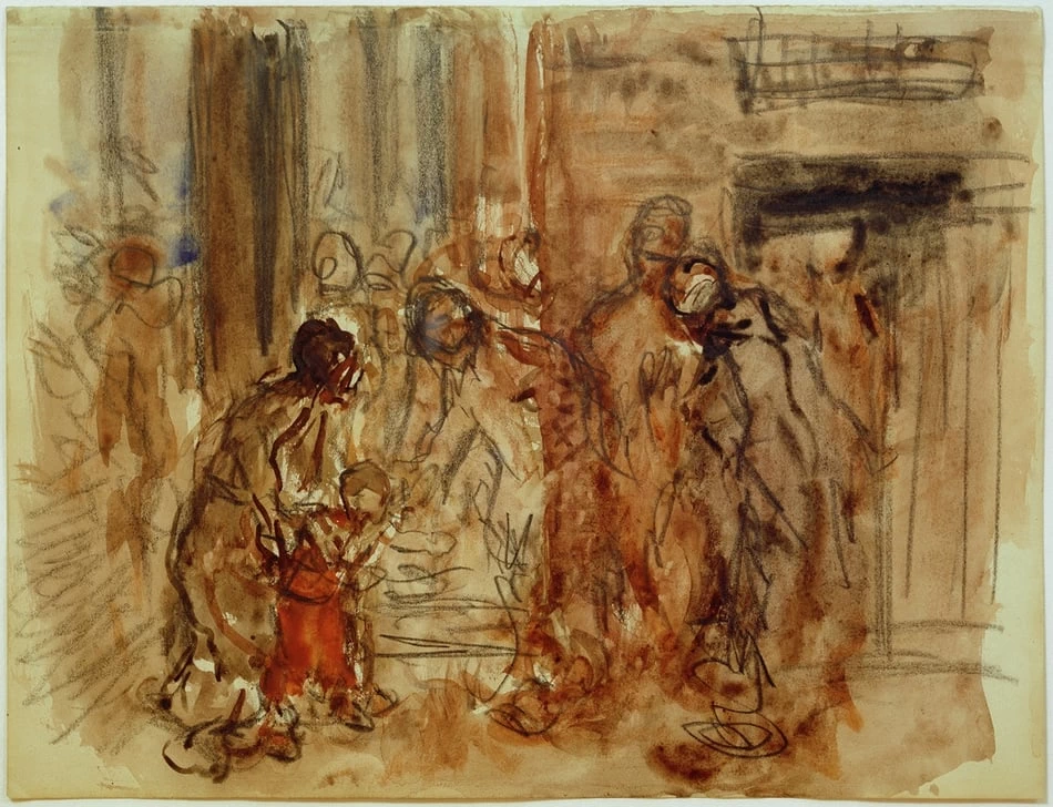 Studio per Adorazione dei Magi, 1895